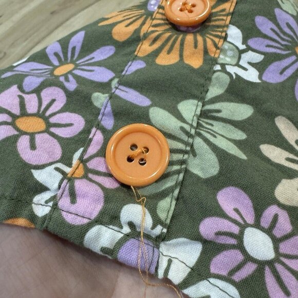 Kids Peanuts Floral 2 Piece Set Multicolor Size 3T - Picture 6 of 9